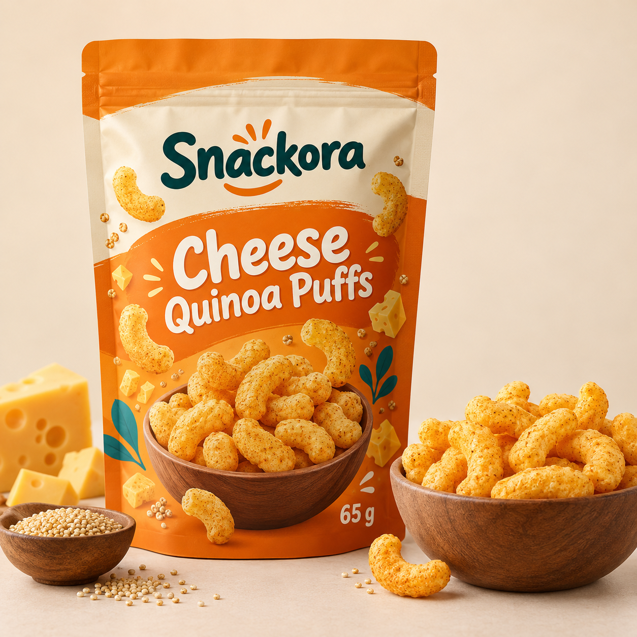 Cheese Quinoa Puffs