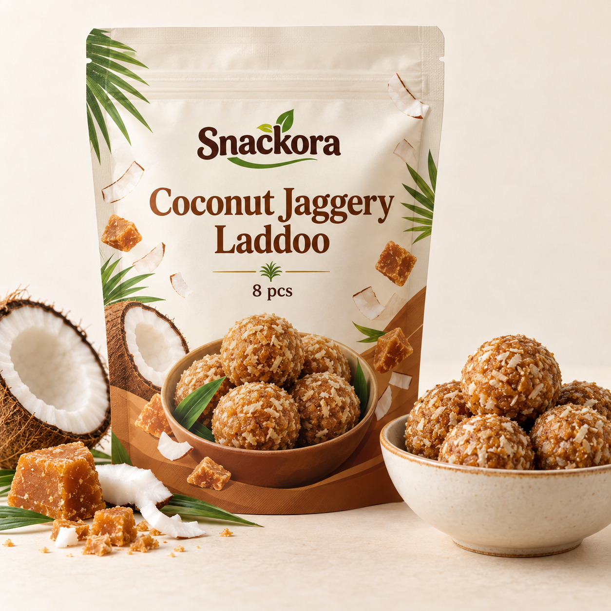 Coconut Jaggery Laddoo